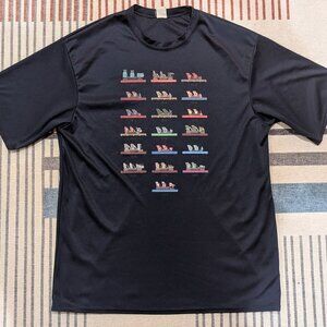 RMC Rocky Mountain Construction Coaster Car Design T-Shirt